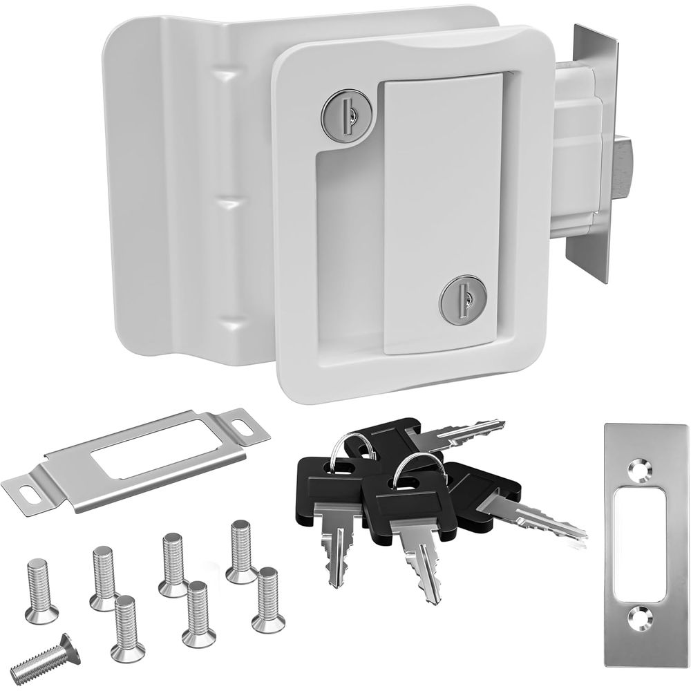 Door Lock - Замок для двери автодома с ручкой-защелкой,