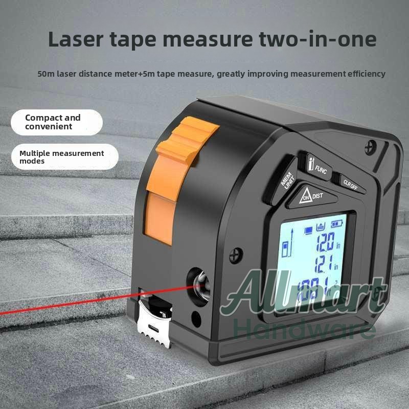 Лазерный дальномер 50 м с руле – обзор и цена Tape Measure
