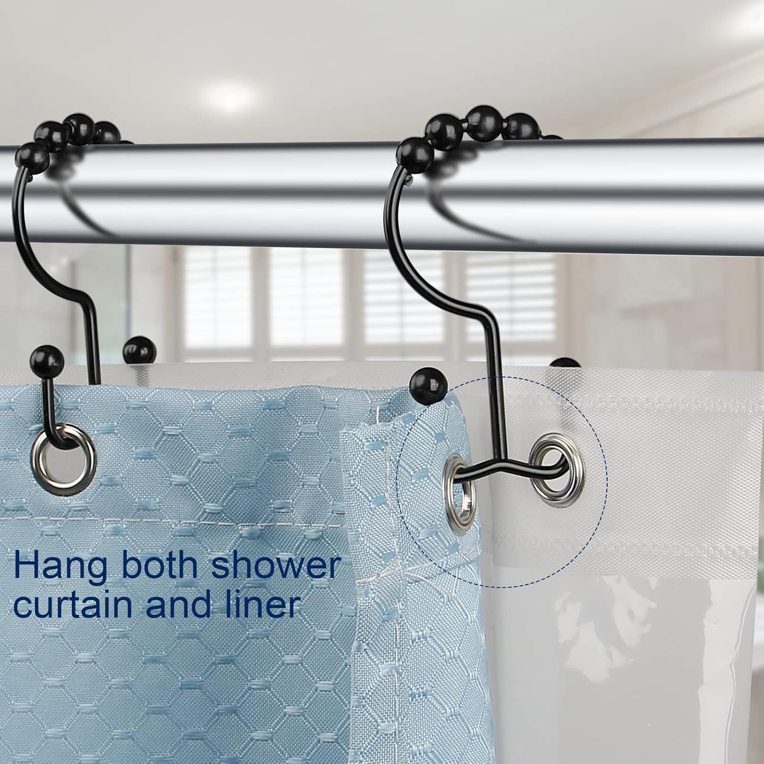 Крючок для душевой шторки, про – обзор и цена Curtain Rods