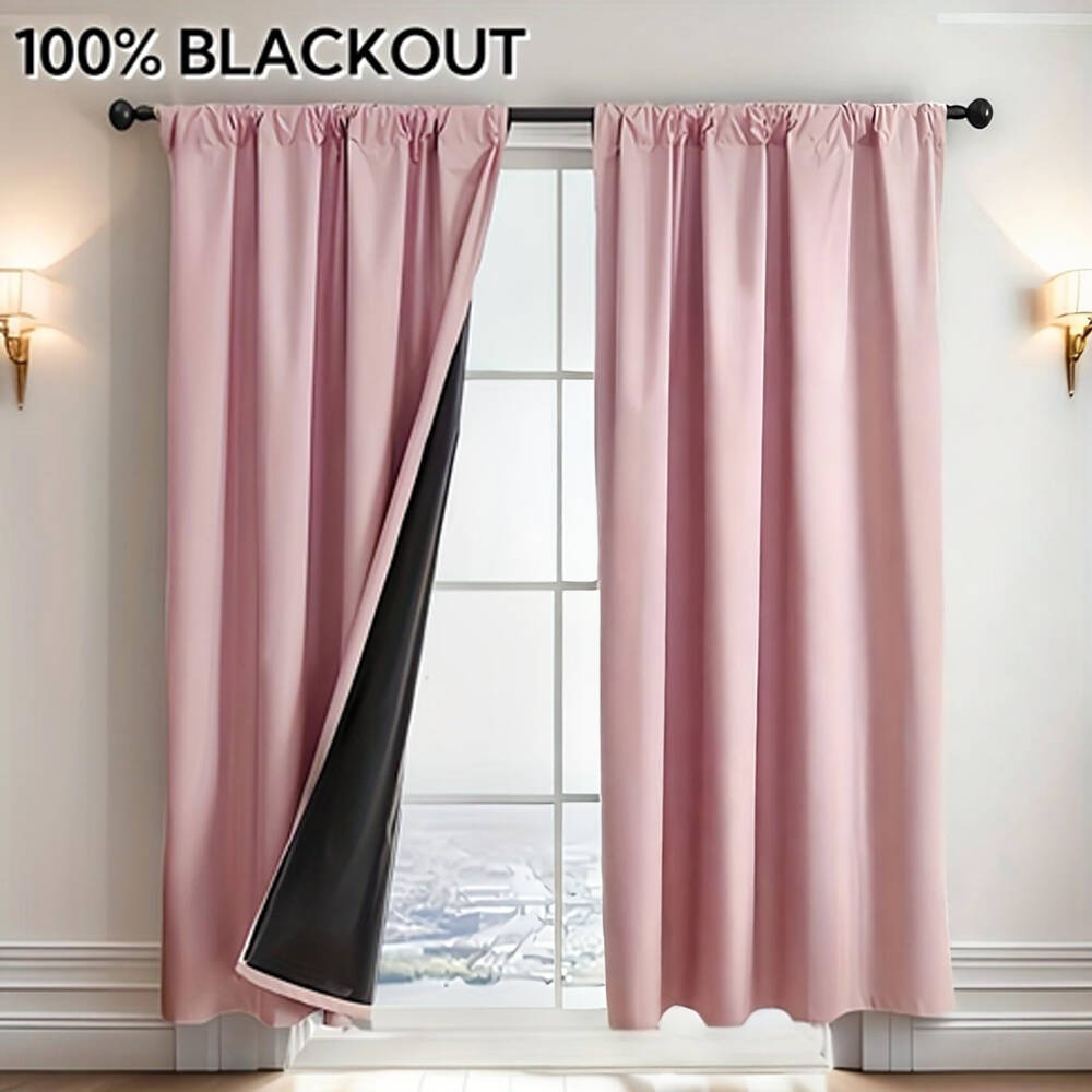 1 шт. 100% светонепроницаемые  – обзор и цена Curtain Rods